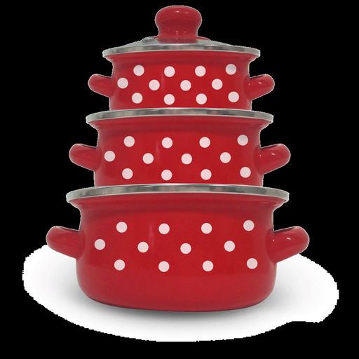 Набор кастрюль эмаль "Kelli" 6 пр , арт. KL-4169