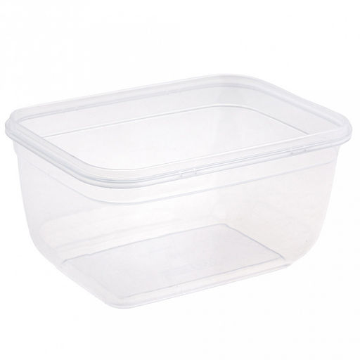 Контейнер для продуктов пластмассовый Мастер 1,8л, глубокий, прямоугольный, с клипсами, воздухонепроницаемый (герметичный), съемный силиконовый уплотнитель, подходит для СВЧ, цвета микс (Россия) - Домашняя мода фото 7