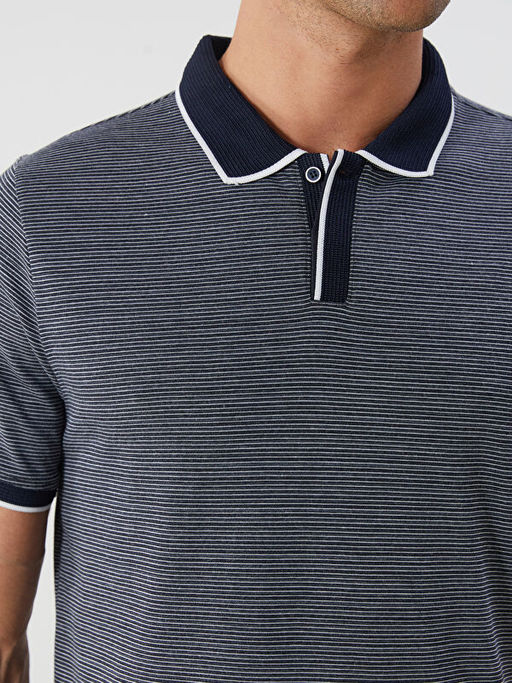 Polo Yaka ?izgili Erkek Ti??rt