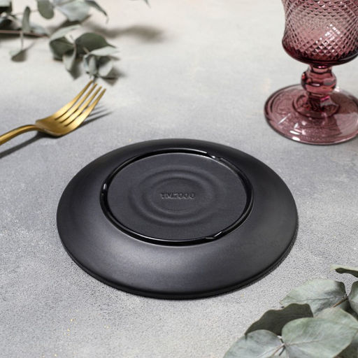 Тарелка Чёрный Восток, d=15,5 см, цвет чёрный - Simaland фото 3