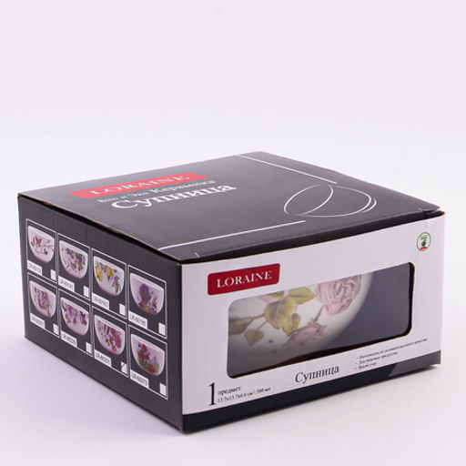 60251 Супница 580мл Розовый сад доломит LR (х36) - Mayer&boch фото 3