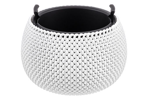 Кашпо 2,3 л 24*24*16 см Сфера белое (модель 572) - Elan gallery фото 4