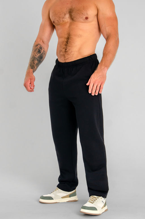 Арт. 62901 Брюки мужские с начесом 48-56 (5 шт) Цвет:черный - Идеал фото 14