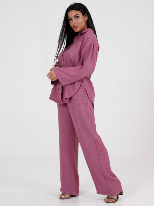 ЖК-569 ЖЕНСКИЙ КОСТЮМ (Сухая роза) - А-дина фото 4