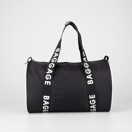 Сумка спортивная Baggage на молнии, чёрная