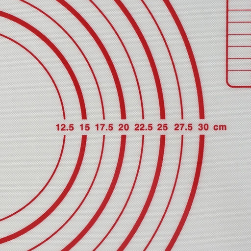 Коврик для выпечки и раскатки теста с разметкой, армированный, силикон, 40?60 см, белый - Доляна фото 7