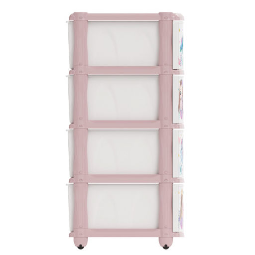 Комод 4-х секционный детский (для девочек) М1240,,