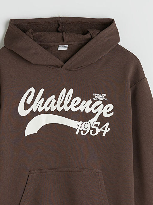 Kap??onlu Erkek ?ocuk Sweatshirt