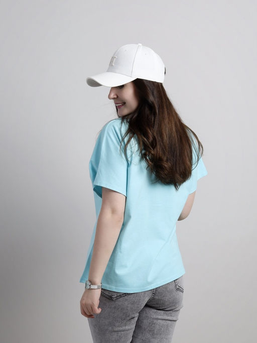 CRB wear/ CSMW 60396-49 Футболка женская,светлая бирюза/Ex.Cherubino  фото 2
