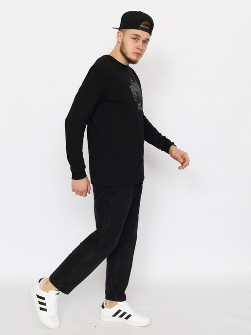 CRB wear/CWSM 60313-22 Джемпер мужской,черный/Ex.Cherubino  фото 3