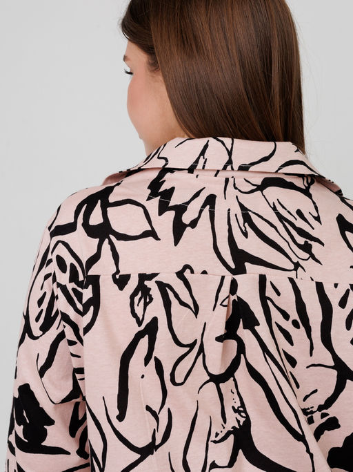 Блузка женская БЖ-73 (кулирка) Пудра - Elenatex фото 9