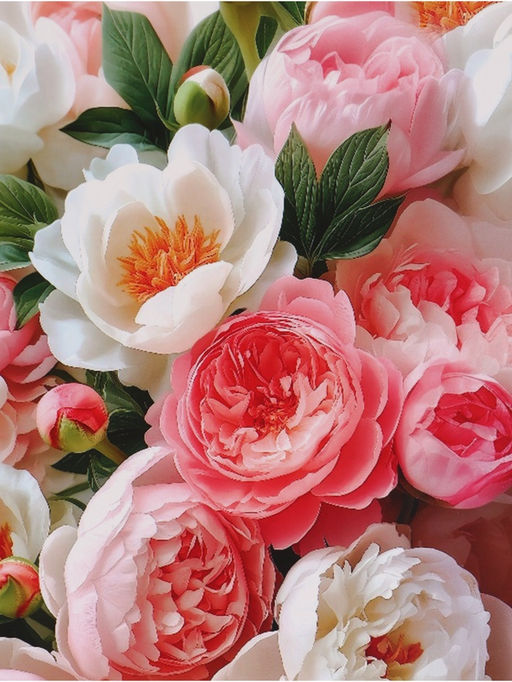 Цена за 2 шт. Пакет подарочный «Цветы», 30×25.5×9 см