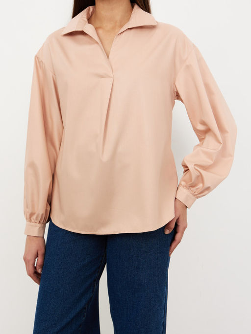 Новинка!  Рубашка "Симона" персиковый