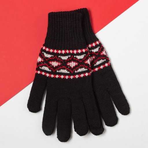 Перчатки мужские новогодние KAFTAN «Настоящему мужику», размер 22