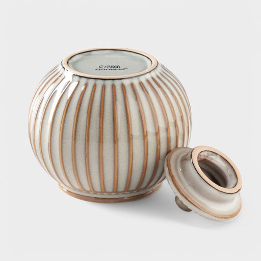 Сахарница Доляна Винтаж, 350 мл, керамика, бежевая  фото 4