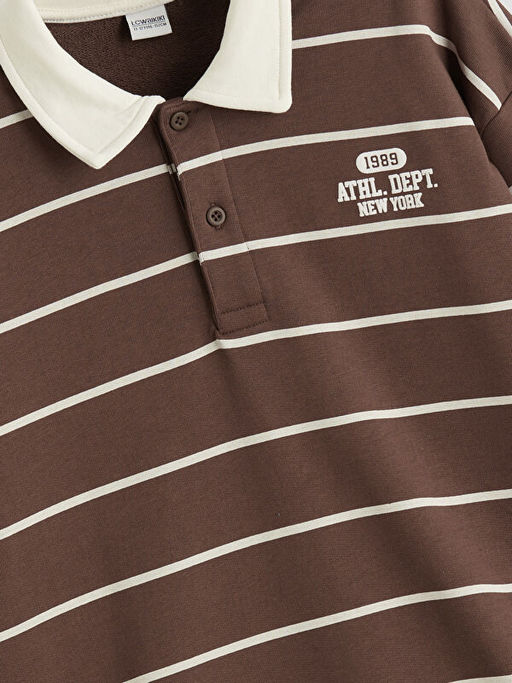 Polo Yaka Erkek ?ocuk Sweatshirt