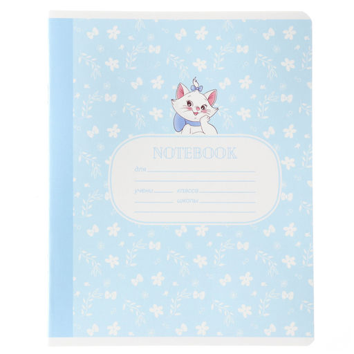 Цена за 20 шт. Тетрадь в линейку 18 листов, 5 видов МИКС, обложка мелованный картон, «Коты аристократы»