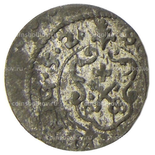 Солид 1652 года Шведская оккупация Риги  королева Кристина
