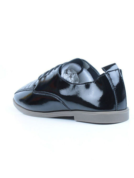 03-PDXL69-1 BLACK Полуботинки женские (натуральная кожа) - Фабричный китай фото 7