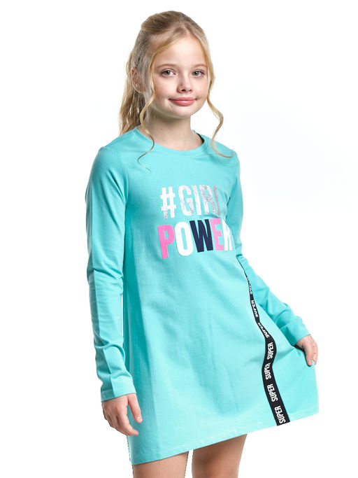 Платье для девочки UD 6346 бирюза - Mini maxi фото 5