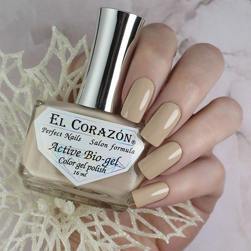 El Corazon 423/ 359 active Bio-gel Cream бежевый с серым