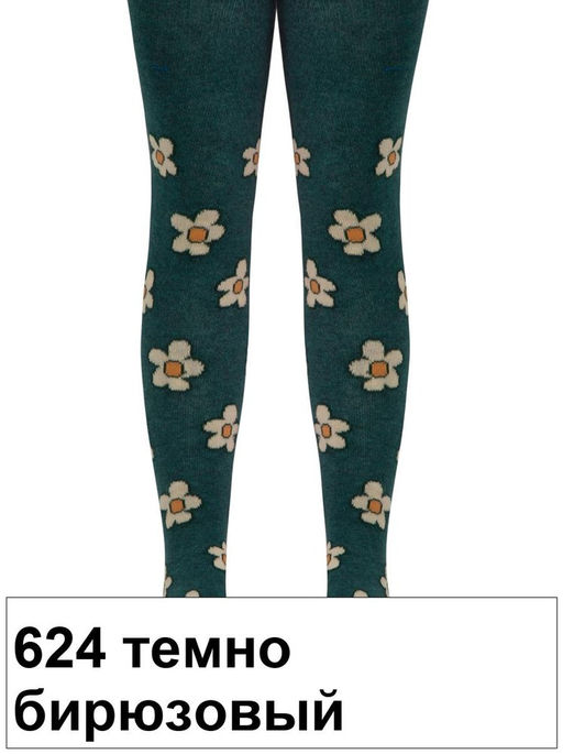 Колготки дет. TIP-TOP 4С-02СП, р.92-98 (24) - 624 темно-бирюзовый - Conte elegant фото 2