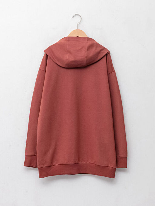 Kap??onlu Bask?l? Uzun Kollu Erkek ?ocuk Sweatshirt - Waikiki фото 2