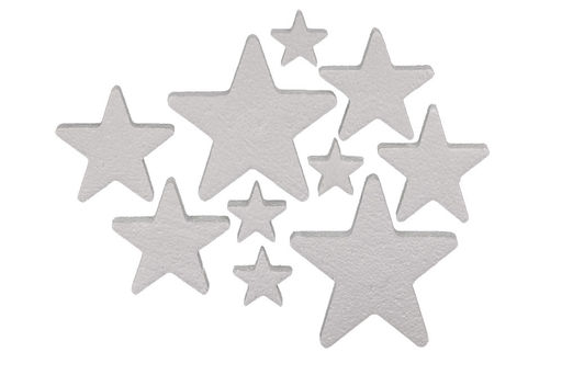 Love2art DPZ-S Заготовка для декора №014 пенополистирол 20 х 18 х 2.5 см 10 шт 01 Бабочки 40-120 мм