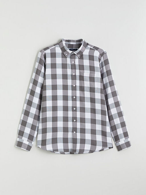 Regular Fit Ekose Erkek G?mlek