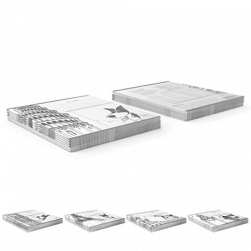 Цена за 10 шт. Тетрадь школьная ученическая ErichKrause Путешественник, 18 листов, клетка (в плёнке по 10 шт.)_MIX-PACK  фото 9