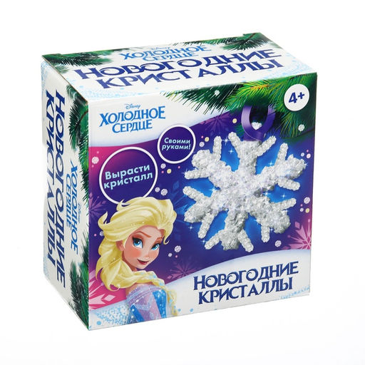 Выращивание новогодних кристаллов Холодное сердце. Эльза, набор для опытов - Disney фото 7