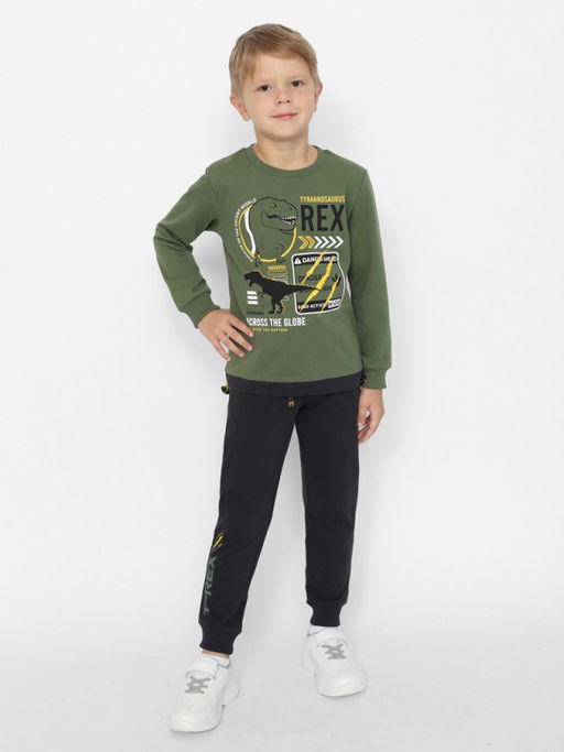 CRB wear/CWKB 63709-35-387 Джемпер для мальчика,хаки/Ex.Cherubino  фото 3