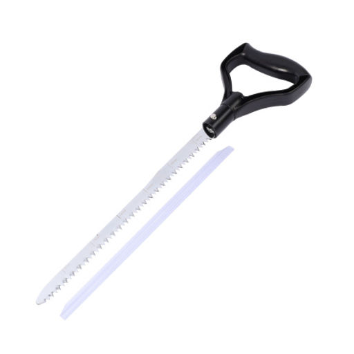 Лопата лавинная алюминиевая ИРЕМЕЛЬ СНЕГОВИК IR102 с пилой 35см, D-обр. рукоять, регулировка длины 93/81.5см, лезвие 32.3x22.3см, чёрно-красная/уп10 - Галеонтрейд фото 4