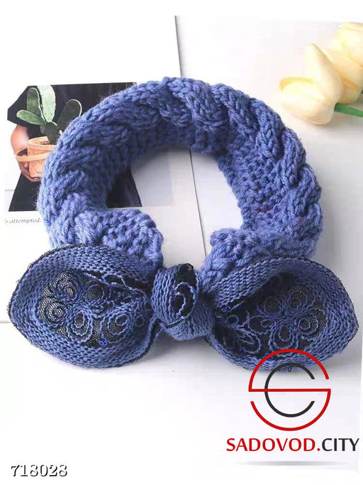 Тёплая повязка для волос женская - Bruno фото 7