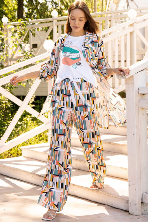 БРЮКИ ЖЕНСКИЕ арт. 3309W-50075.4H-097 - Almando melado фото 3