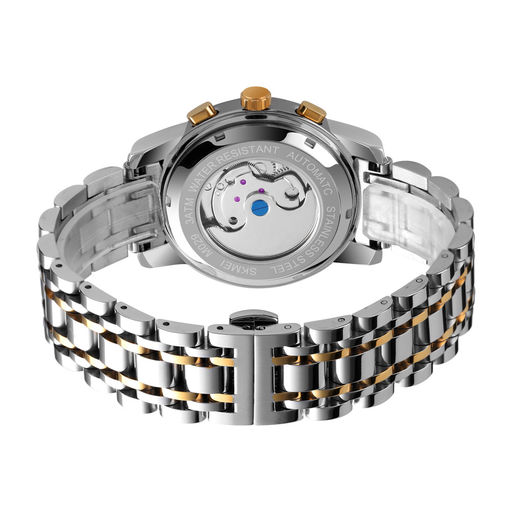 Часы наручные Skmei мужские механические с автоподзаводом M029gold-silver-black