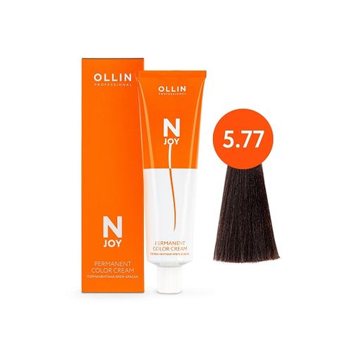 5/77 N-JOY светлый шатен интенсивно-коричневый 100 мл OLLIN - Ollin professional фото 2