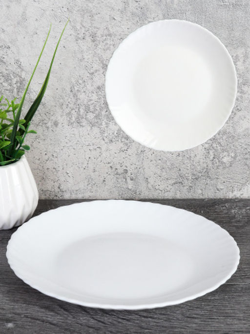 Тарелка плоская 165 мм десертная Классика белая / LHP-65 WHITE /уп 6/96/ - Галеонтрейд фото 2