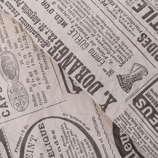 Бумага упаковочная эколюкс «Газета», 0.7 x 5 м