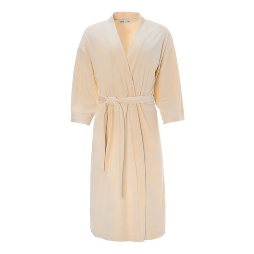 Халат домашний женский KAFTAN Plushy, размер 52-54, молочный
