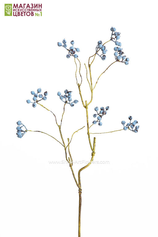 191 Ветка ягод шиповника 72 см.