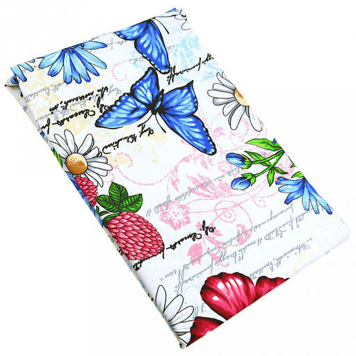 "Батерфляй" Скатерть-дорожка на стол набивная 50х148см, 234г/м2, хлопок 100%, "Домашняя мода" (Россия)