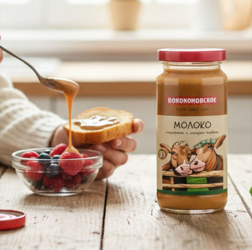 МП.Вол. Молоко сгущенное Вареное 315г - Волоконовское фото 2