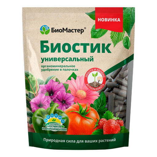 Компл. орг.-мин. удобр. "Биостик" Универсальное 250г (в палочках)