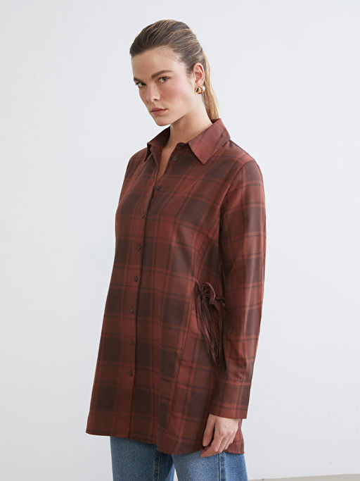 Ekose Kad?n G?mlek Tunik