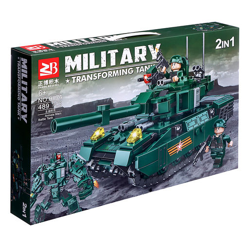 Конструктор Роботы. Танк-трансформер, 489 деталей - Simaland фото 3