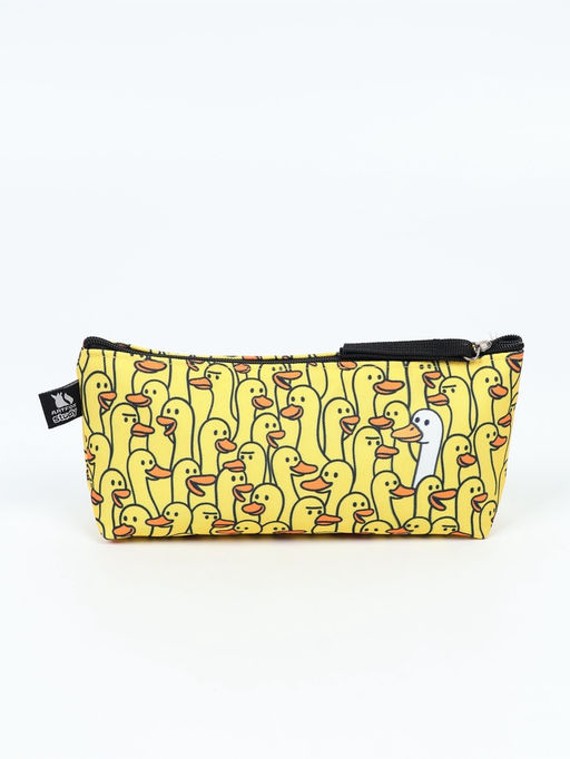 Пенал школьный, текстиль, «Гуси»