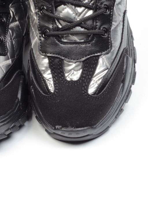 04-8524-4 BLACK Ботинки женские зимние (искусственные материалы) - Фабричный китай фото 12