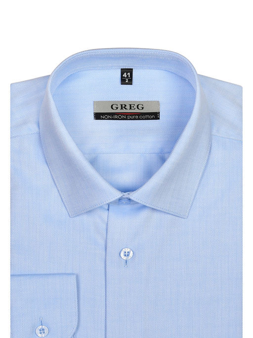 Сорочка мужская длинный рукав GREG 203/231/2261/Z  фото 3