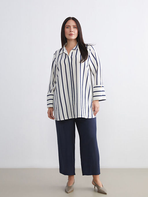 Beli Lastikli Dokulu Kad?n Pantolon